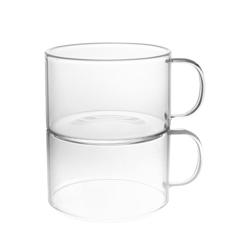Clear Round Cup with Handle 6.8 oz Style Lights by WMF BauscherHepp