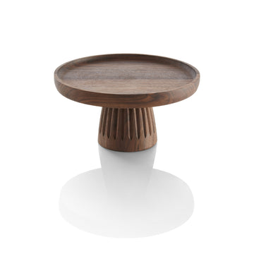 Walnut Pastry Stand 7.9" dia. x 3.5" Style Lights by WMF