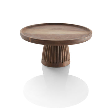 Walnut Pastry Stand 11.8" dia. x 5.1" Style Lights by WMF