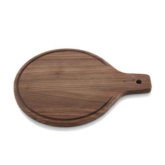 Walnut Round Server 9.8" dia., 13" x 13" x 0.6" Style Lights by WMF