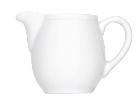 White Creamer 4.6" dia. x 6.9" 57.5 oz Bonn by Bauscher