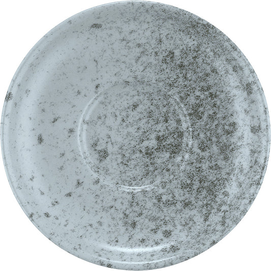 Saucer 4.4" dia. x 0.8"  Sandstone Grey by Bauscher