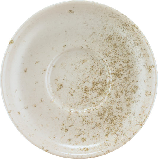 Saucer 4.4" dia. x 0.8"  Sandstone Beige by Bauscher