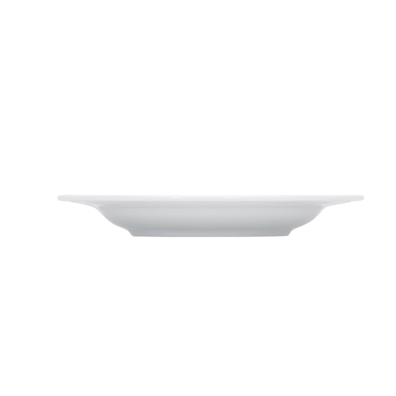White Deep Plate with Rim 9