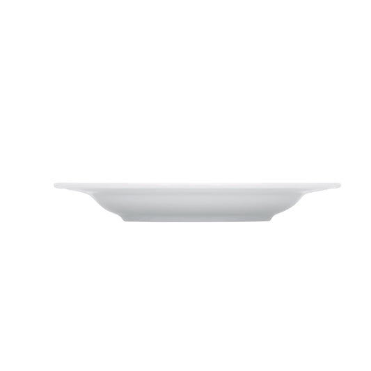White Deep Plate with Rim 9" dia. x 1.2" 10.8 oz Bonn by Bauscher