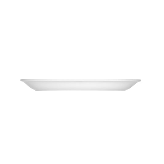 White Oval Coupe Platter 11.5" x 8" x 1.1" Bonn by Bauscher