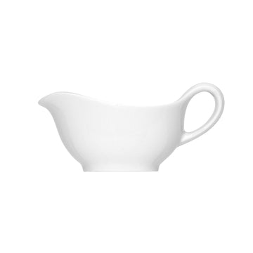 White Sauce-Boat, Stackable 7.7" dia. x 3.5" 11.8 oz Bonn by Bauscher