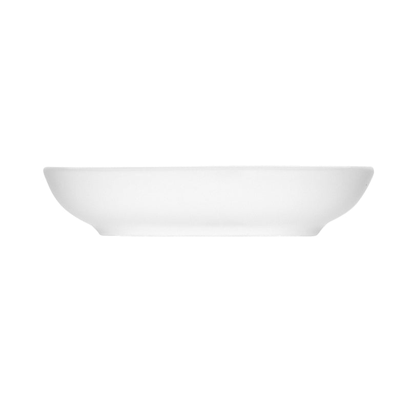 White Oval Butter Dish 4.3