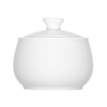 White Jam Box 3.7" dia. x 3.3" 8.1 oz Bonn by Bauscher