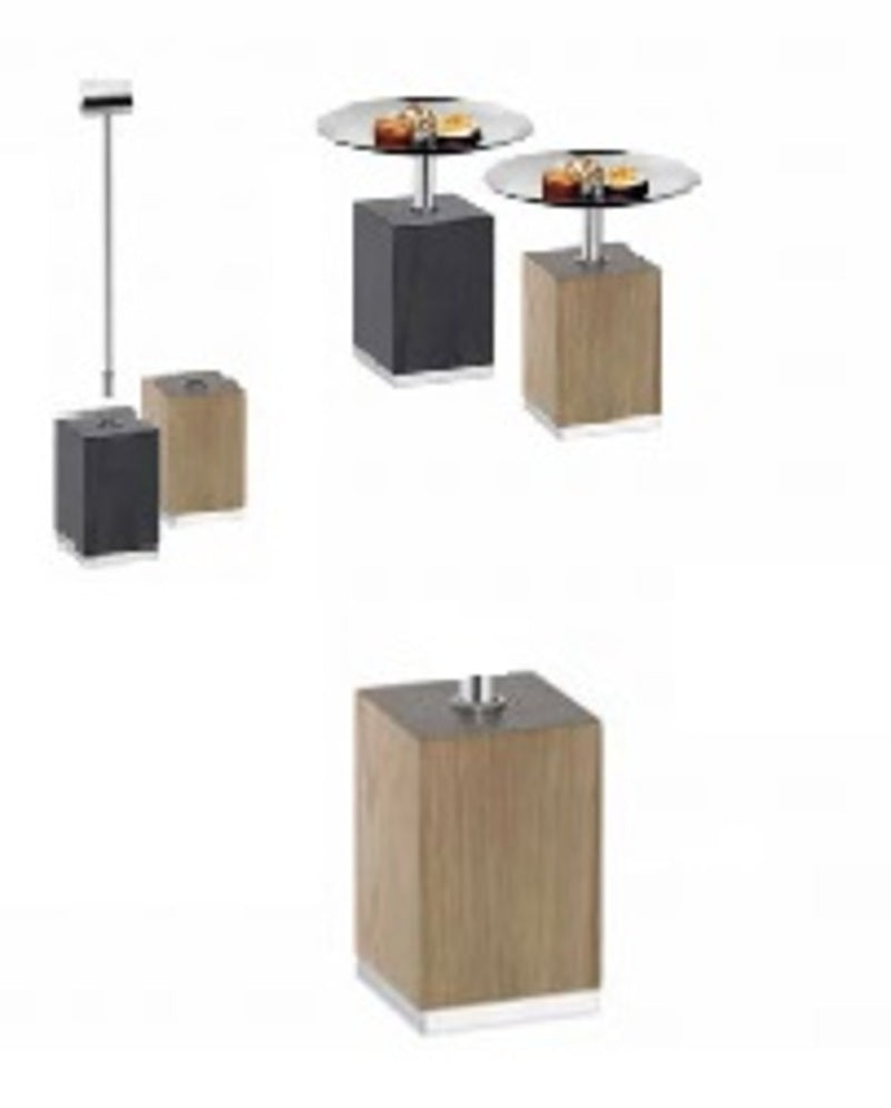 Petits Fours Wood 2.5" x 2.5" x 4" Pure Exclusiv by WMF