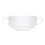 White Cream Soup Cup, Stackable 4.4