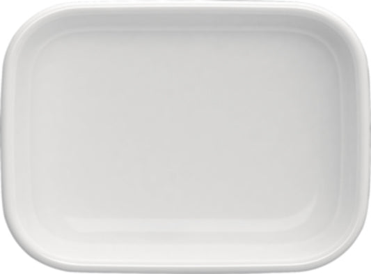 White Airflow & PN Rectangular Bowl 4.8" x 3.5" x 1" 4.4 oz Airflow & PN by Bauscher