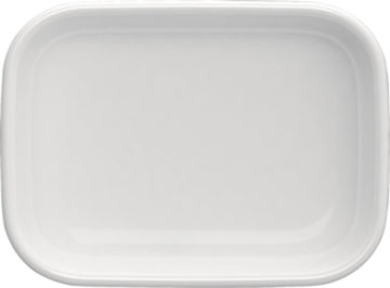 White Airflow & PN Rectangular Bowl 4.8" x 3.5" x 1" 4.4 oz Airflow & PN by Bauscher