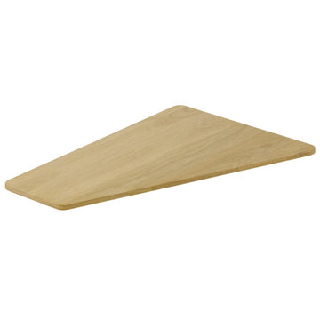 Plate L Malamine oak look 11" x 16.1" x 0.5" Sequence by Hepp