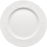 White Flat Plate With Rim 10.9