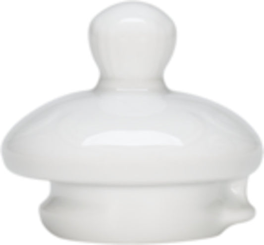 White Coffeepot Lid 2" dia. x 1.8" 10.1 oz Mozart by Bauscher
