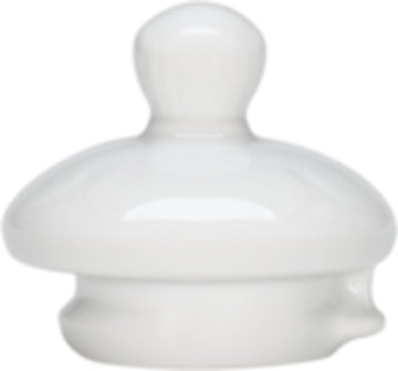 White Coffeepot Lid 2" dia. x 1.8" 10.1 oz Mozart by Bauscher