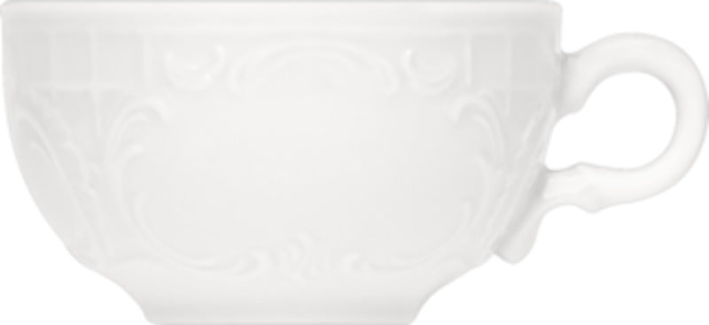 White Cup 3.5" dia. x 2.1" 6.8 oz Mozart by Bauscher