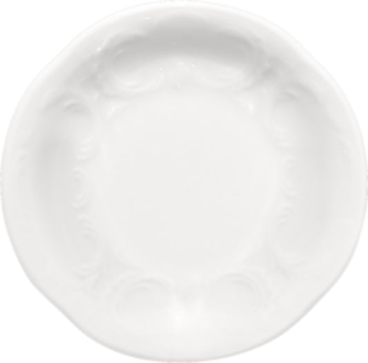 White Sugar Tray 3.2" dia. x 0.8" Mozart by Bauscher