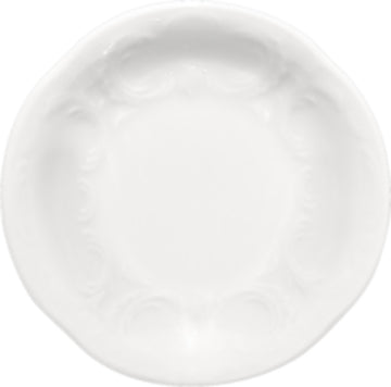 White Sugar Tray 3.2" dia. x 0.8" Mozart by Bauscher