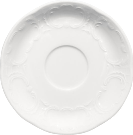 White Saucer 5.7" dia. x 0.9" Mozart by Bauscher