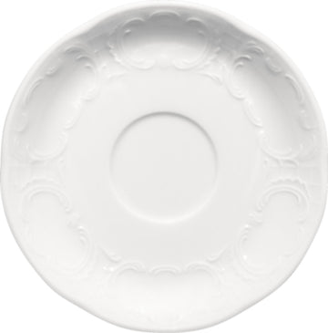 White Saucer 5.7" dia. x 0.9" Mozart by Bauscher