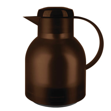 Dark Brown Vacuum Jug 33.8 oz Samba by Emsa
