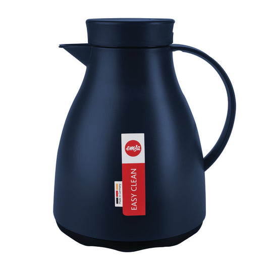 Midnight Blue Vacuum Jug 7.6" 33.8 oz Easy Clean by Emsa