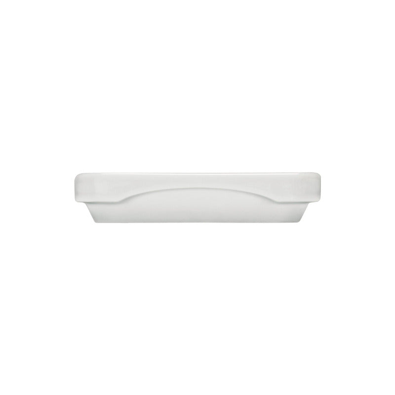 Natural Grey Square Bowl Airflow & PN 1/3 6.3" x 4.3" x 0.9" Airflow & PN by Bauscher