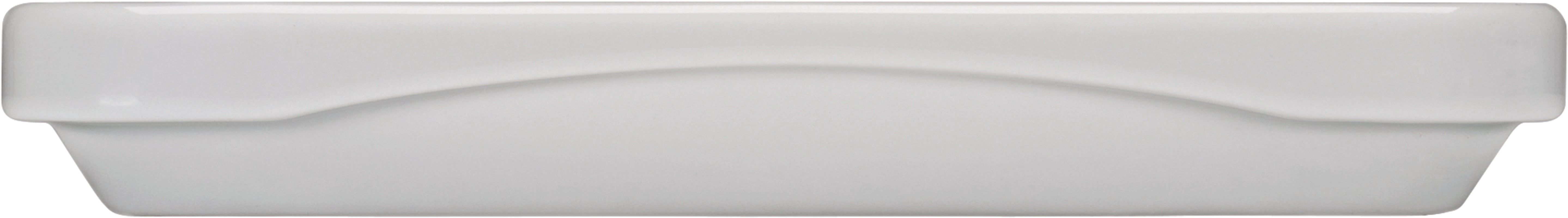 White Rectangular Platter Airflow & PN 1/1 8.7