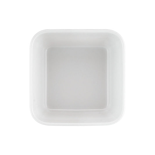 Natural Blue Square Bowl Airflow & PN 1/3 4.3" x 4.3" x 1.8" 9.5 oz Airflow & PN by Bauscher