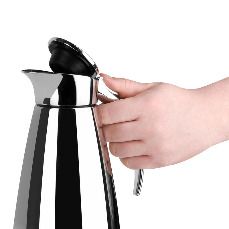 Stainless Steel Vacuum Jug 7.5" 10.1 oz Eleganza by Emsa
