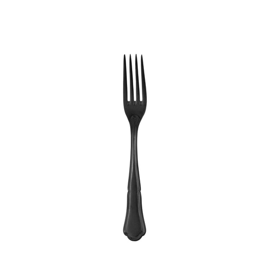 Table Fork 8.2" Chippendale PVD Black Stonewashed by Hepp