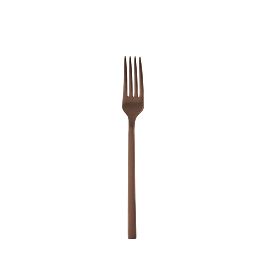 Table Fork 8.2" Profile PVD Copper Stonewashed by Hepp