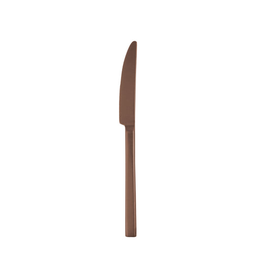 Table Knife 9.1" Profile PVD Copper Stonewashed by Hepp