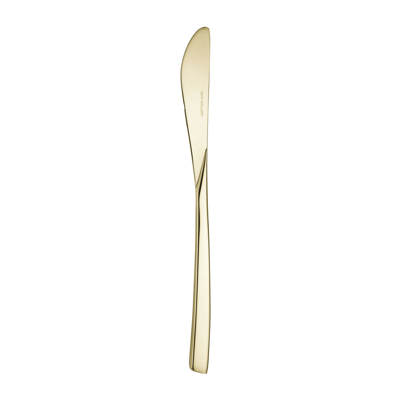 Table Knife 9.7" Talia PVD Pale Gold by Hepp