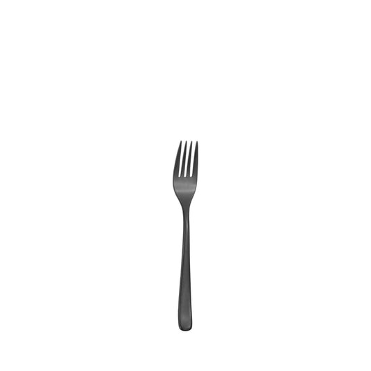 Dessert fork 7.8" Medan PVD Gun Metal Stonewashed by Hepp