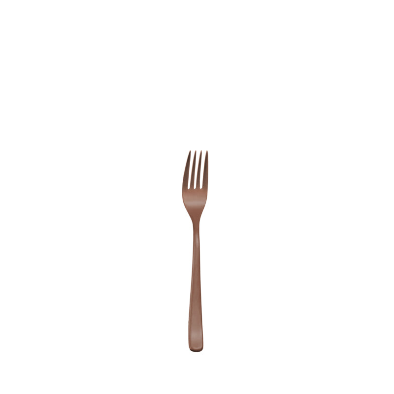 Dessert fork 7.8" Medan PVD Copper Brushed by Hepp