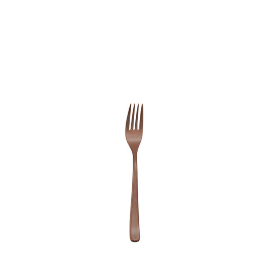 Dessert fork 7.8" Medan PVD Copper Brushed by Hepp