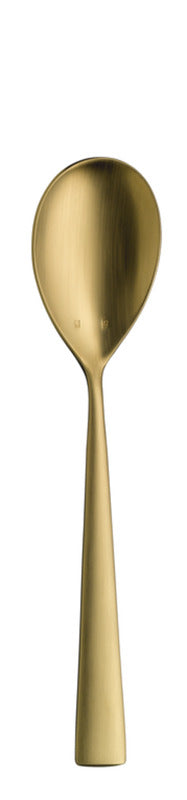 Table Spoon 8" Accent PVD Gold Satin by Hepp