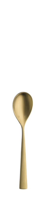 Coffee Spoon 5.2" Accent PVD Gold Satin by Hepp