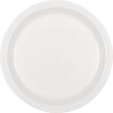White Half-Deep Plate Bauhaus & B1100 by Bauscher