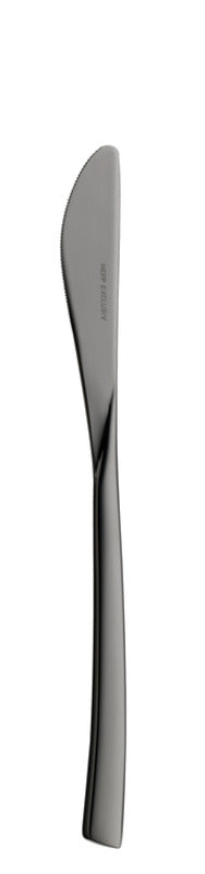 Dessert Knife 8.7" Talia PVD Gunmetal by Hepp
