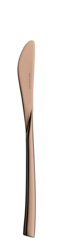 Dessert Knife 8.7" Talia PVD Copper by Hepp