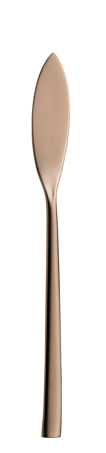 Fish Knife 9.1" Talia PVD Copper by Hepp