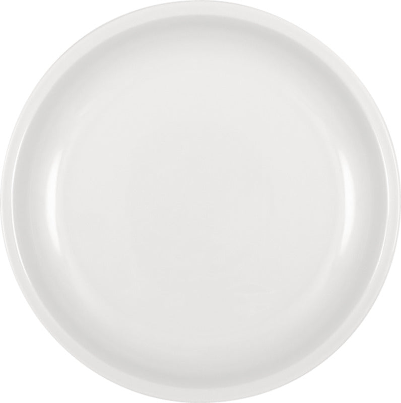 White Half Deep Coupe Plate 10.1