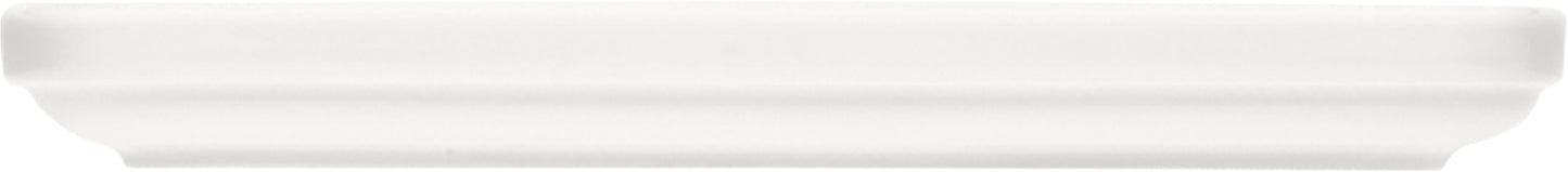 White Set Platter with Two Wells 9.8" x 3.9" Bauhaus & B1100 by Bauscher