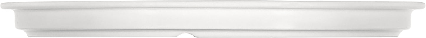 White Two-Part Platter 9" dia. x 0.8" Flat Bottom by Bauscher