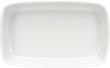 White Rectangular Dish 6.7