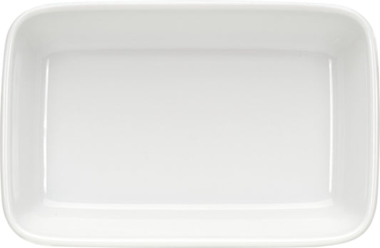 White Rectangular Dish 7.2" x 4.8" x 3.1" 16.6 oz Bauhaus & B1100 by Bauscher